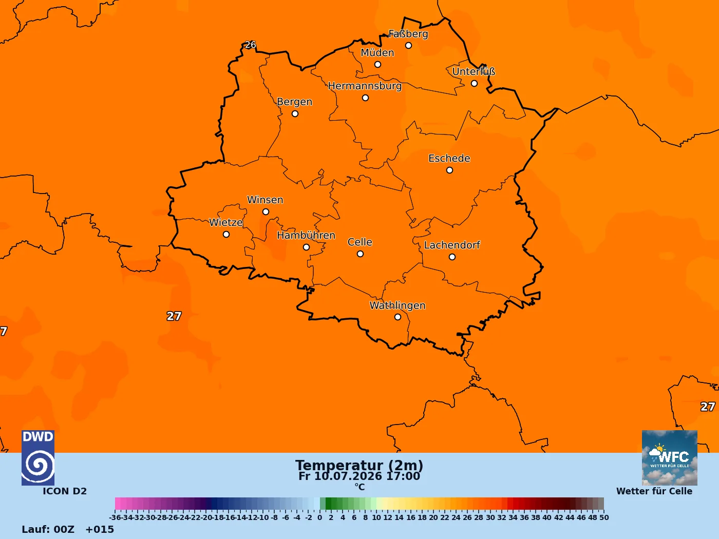 Hochdruckwetter mit steigenden Temperaturen