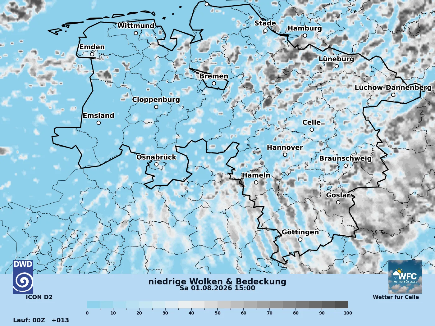Hochdruck über Norddeutschland - schöner Samstag
