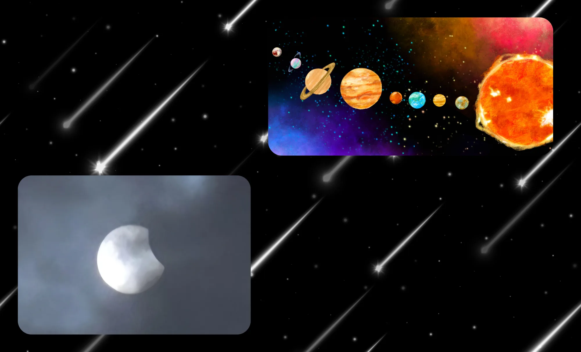 Sonnenfinsternis, Planetenparade und Sternenschnuppennacht  - Aktuelle Infos