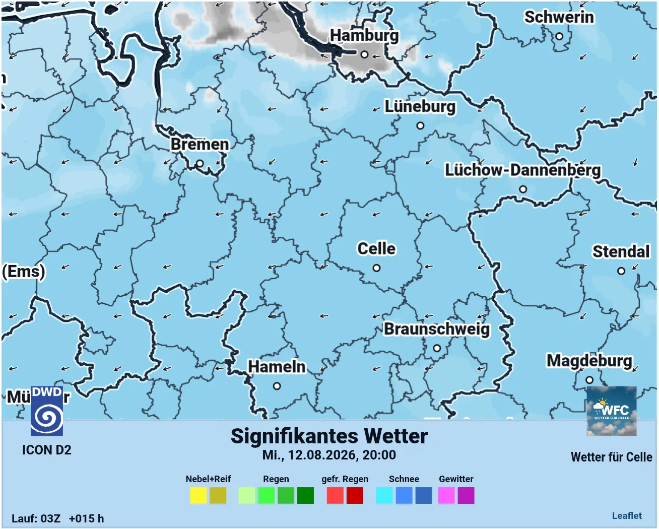 Hochdruckwetter  - viel Sonne und angenehme Temperaturen zur Sonnenfinsternis