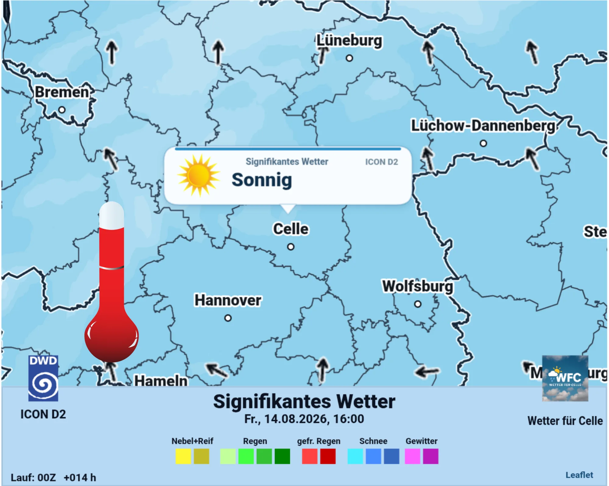 Hochsommer mit bis zu 35 Grad