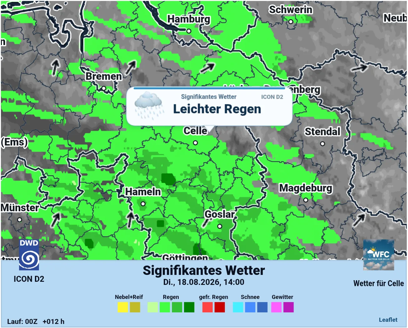 weiterhin unter Tiefdruckeinfluss - wolkig und nass