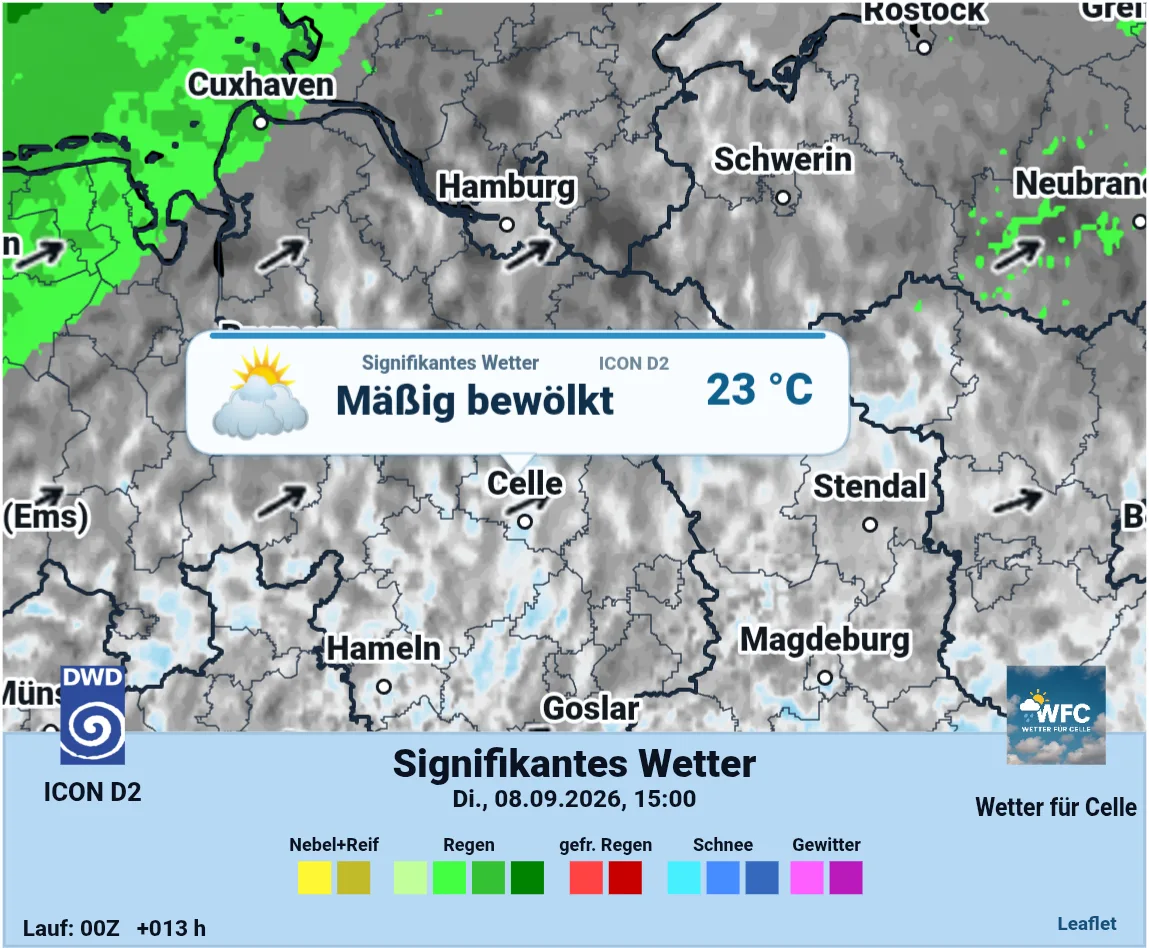 Ein Tiefausläufer bestimmt heute unser Wetter