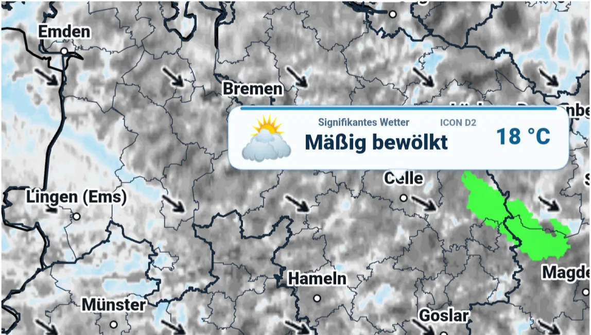 Vom Tief zum Hoch - Sonne Wolken mix und windig