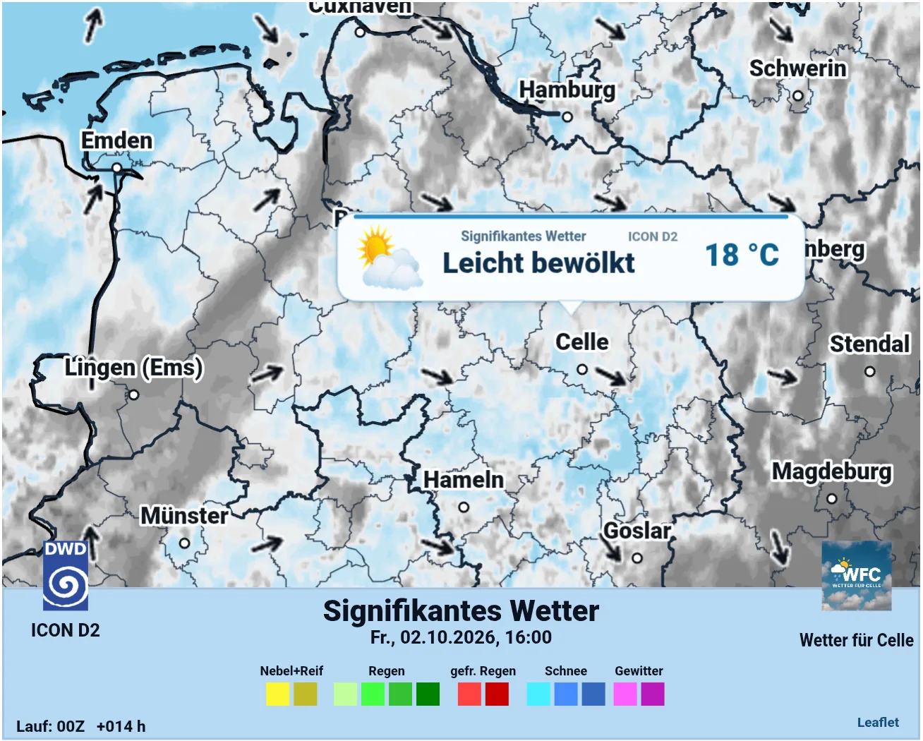 Nach Kaltfront mehr Hochdruck