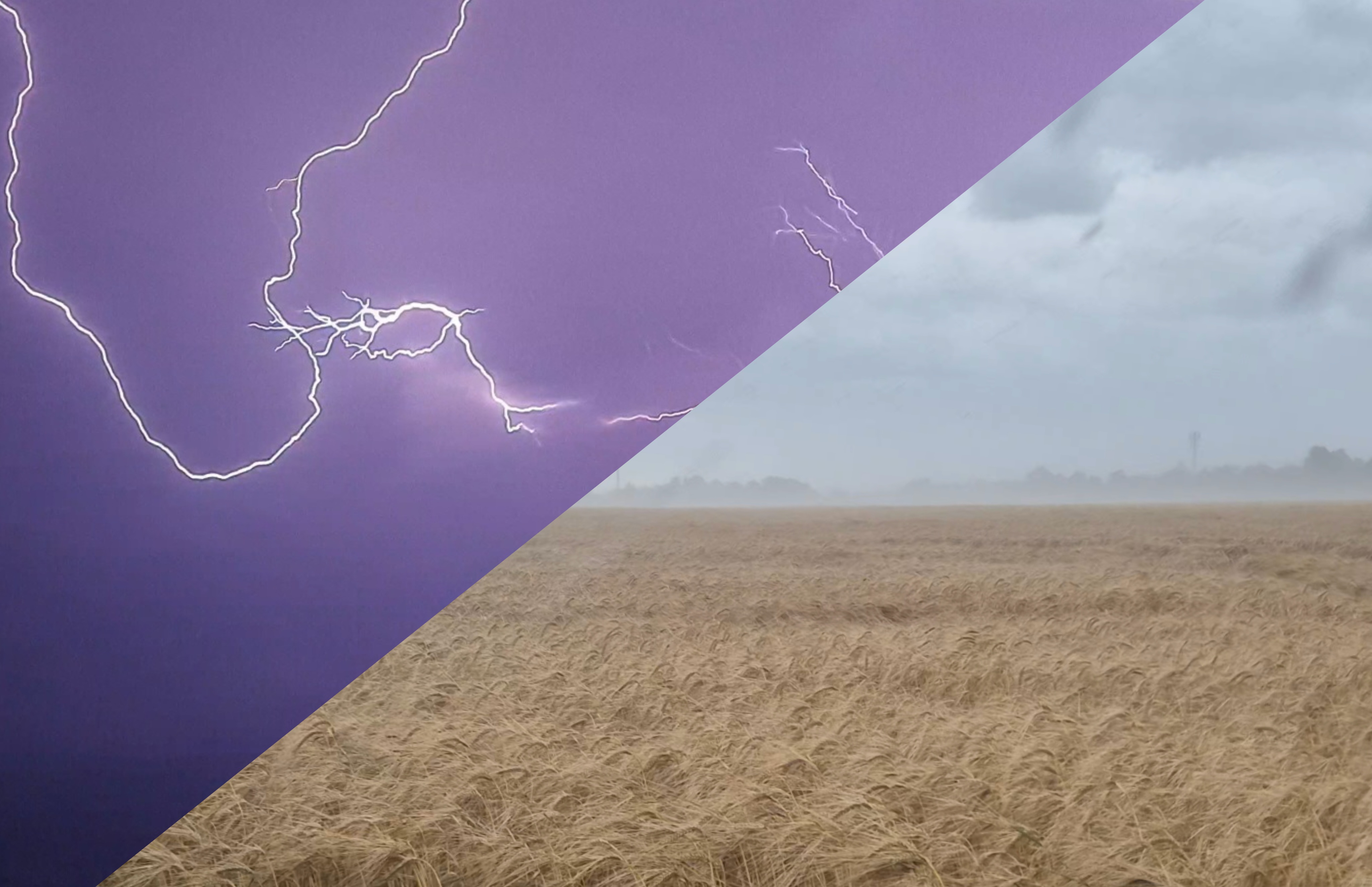 Erst sommerlich, dann Gewitter und Regen - Luftmassengrenze?